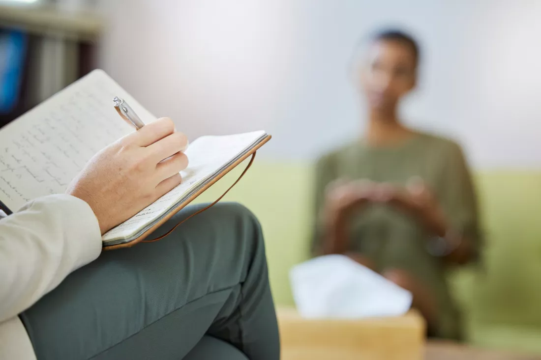 therapy-therapist-notebook-woman-listening-help-support-mental-health-problem-writing-notes-psychology-counseling-psychologist-review-analysis-consulting-patient-person